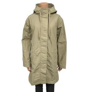 Athleta Everywhere Anorak Sz XS fits M New $179 Oversized Jacket Coat Flax Khaki